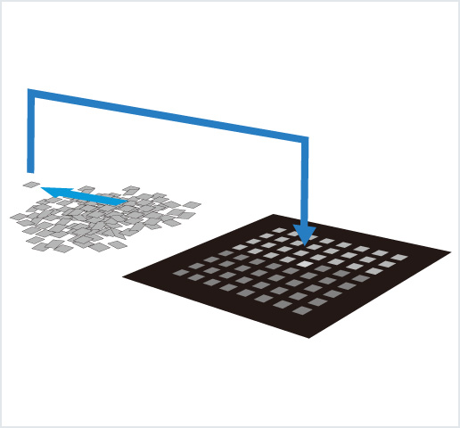 ［Image］Tray setter： 小尺寸单片用托盘排列机